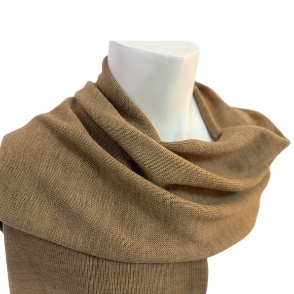 Sisley Camel Colour Scarf - 🇷🇴 Made in Romania 🇷🇴 - Picture 3 of 9